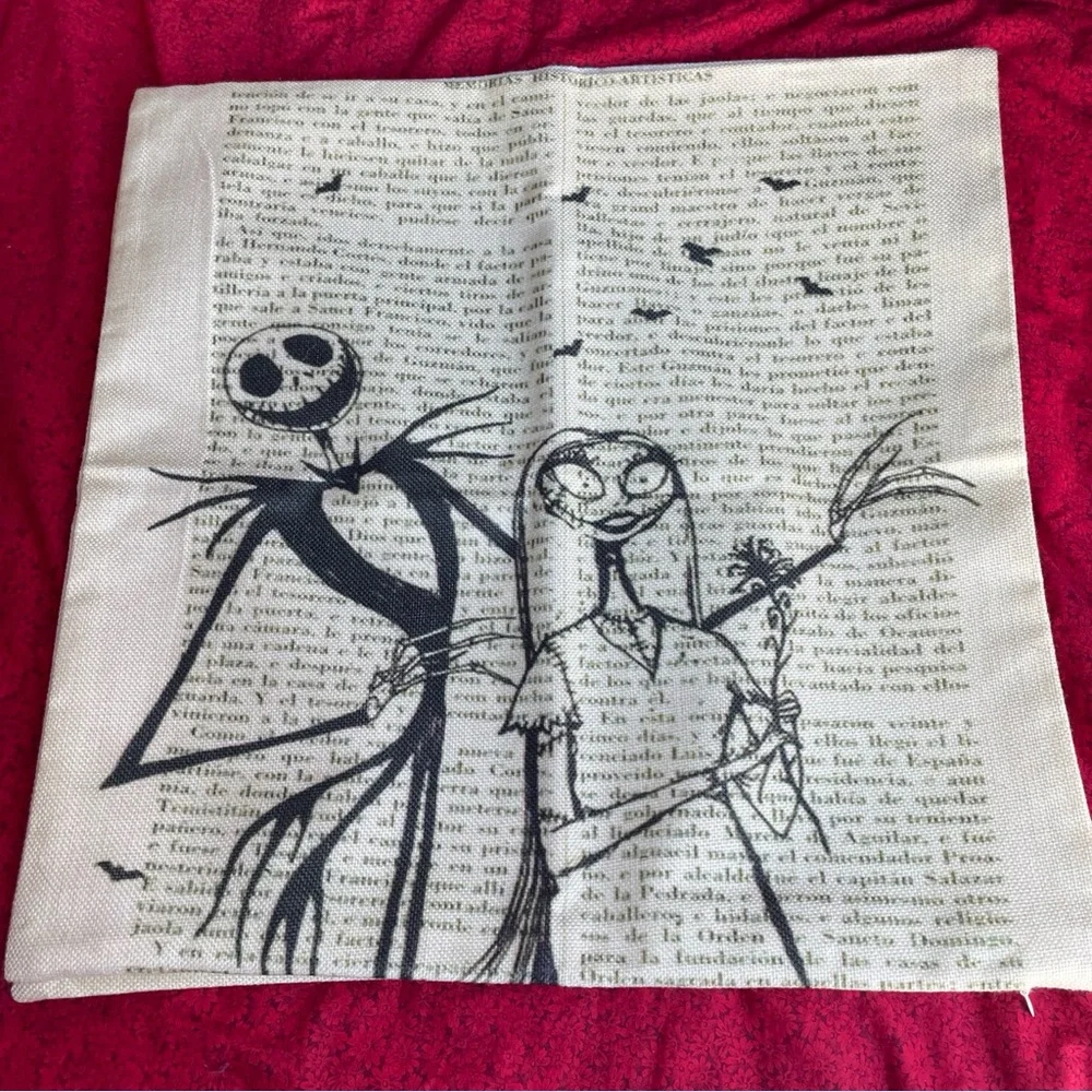 The Nightmare Before Christmas Throw Pillow Cover‎ Set (4)  17x17